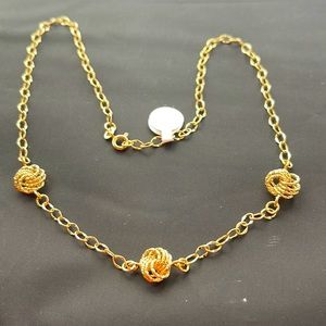 18 inch 14 k yellow gold necklace